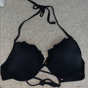 victoria secret black swimsuit top